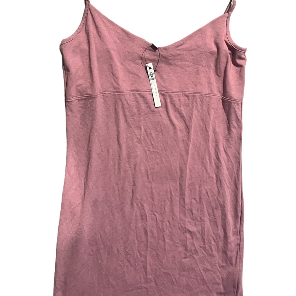 ASOS BNWT bodycon petite dress mauve size US 8